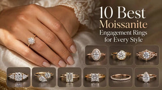 10 Best Moissanite Engagement Rings for Every Style