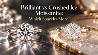 Brilliant vs Crushed Ice Moissanite: Which Sparkles More?