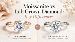 Moissanite vs Lab Grown Diamond: Key Differences