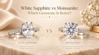 White Sapphire vs Moissanite: Which Gemstone Is Better?