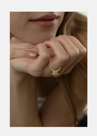 3.0ct Oval Cut XO Hidden Diamond Solitaire Timeless Engagement Rings With Wedding Band