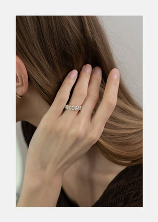 3.0ct Oval Cut XO Hidden Diamond Solitaire Engagement Rings With Wedding Band