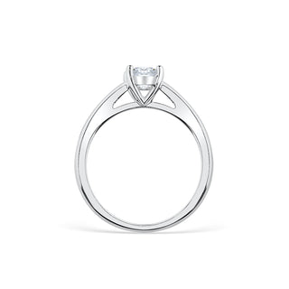 1.33CT Oval Cut Solitaire Moissanite Diamond Engagement Ring