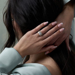 1.50ct Round Cut Pave Diamond Engagement Ring