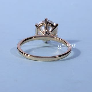 1.50CT Round Moissanite Diamond Solitaire Engagement Ring