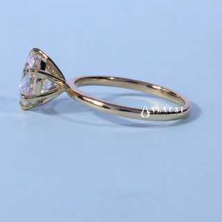 1.50CT Round Moissanite Diamond Solitaire Engagement Ring