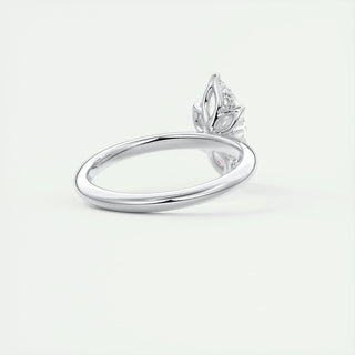 1.98 CT Marquise Cut Solitaire Moissanite Engagement Ring