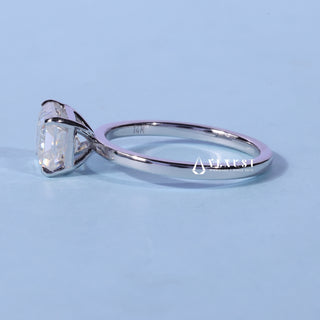 1.50CT East West Emerald Moissanite Diamond Solitaire Engagement Ring