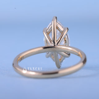 1.50CT Marquise Moissanite Diamond Solitaire Engagement Ring