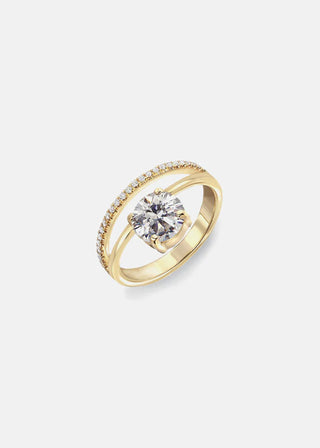 round ring diamond, round ring design, round ring diamond band, round ring diamond engagement