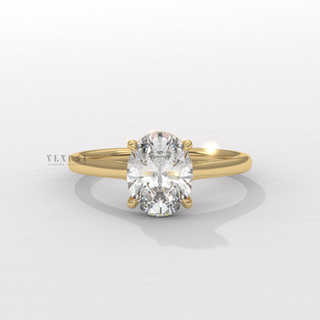 2 carat oval engagement ring