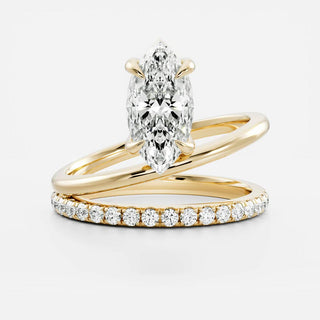 marquise ring, moissanite marquise ring, marquise diamond ring 