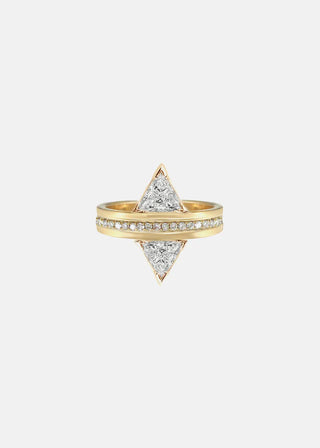 triiliant ring, moissanite triiliant ring, triiliant diamond ring 