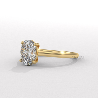 2ct oval moissanite engagement ring
