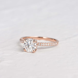 round-cut-solitaire-pave-moissanite-engagement-ring