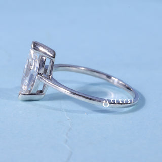 0.50CT Marquise Cut Moissanite Diamond Solitaire Engagement Ring