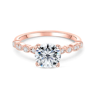 1.50CT Round Cut Solitaire Moissanite Diamond Engagement Ring