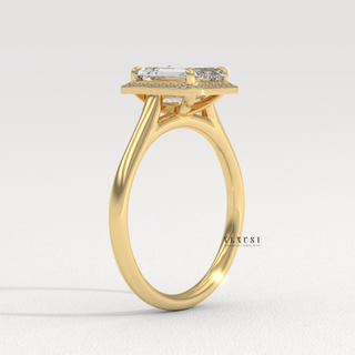 luxury emerald cut diamond ring
emerald halo diamond ring
emerald cut diamond proposal ring
