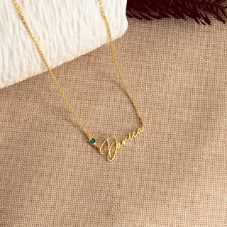 Personalized Script Name Necklace by Venust Diamonds - fine jewelry gift idea