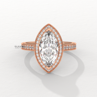 Marquise Cut Diamond Ring
Marquise Diamond Halo Ring
Marquise Diamond Pavé Ring

