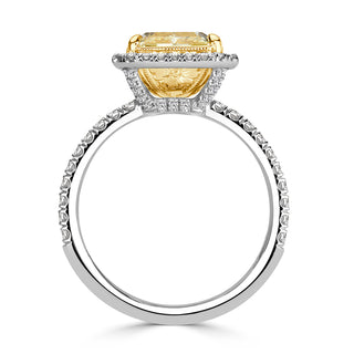 Moissanite Halo Ring