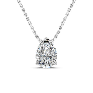 Pear Cut Diamond Moissanite Colleen Necklace For Women