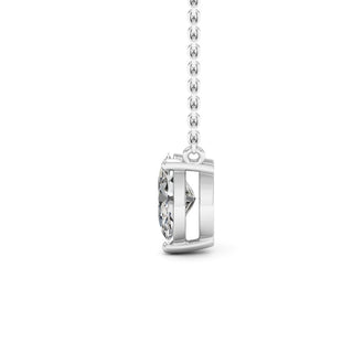 Oval Colleen Diamond Moissanite Necklace For Women