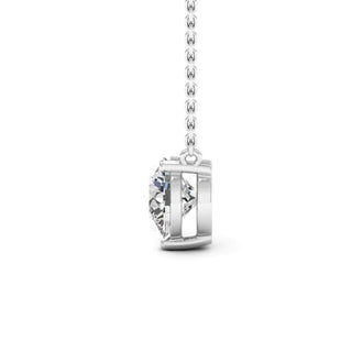 Round Cut Diamond Colleen Moissanite Necklace For Women