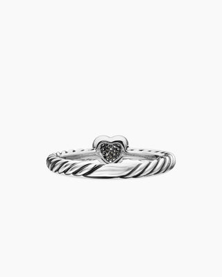 0.05 TCW Round Twisted Heart Shape Moissanite Diamond Wedding Band