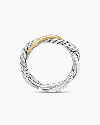 Minimalist Petite Twisted Plain Wedding Band For Men & Women