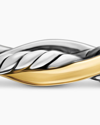 Minimalist Petite Twisted Plain Wedding Band For Men & Women