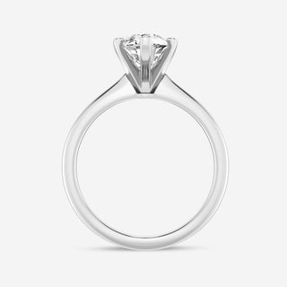 1.0CT Marquise Cut Moissanite Petite Solitaire Diamond Engagement Ring