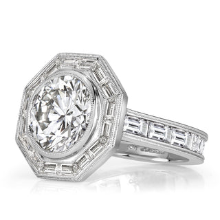 Halo Pave Engagement Ring