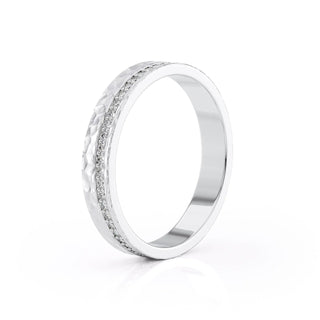 Ethan Round Diamond Moissanite Channel Men's Wedding Band