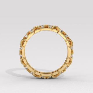 Schlumberger inspired wedding band