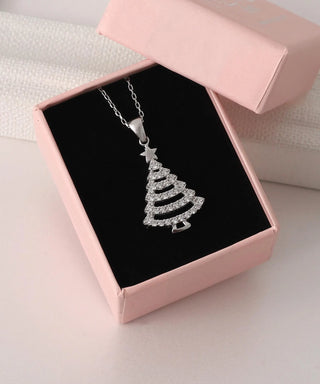 Winter Wonderland Christmas Tree Necklace by Venust Diamonds - fine jewelry gift idea