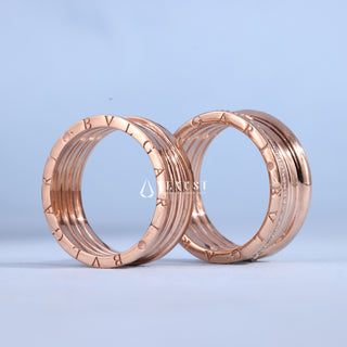 Round Cut Moissanite Diamond Wedding Bands His And Hers