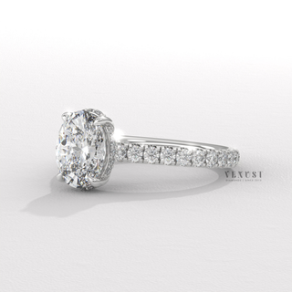 oval pave diamond engagement ring
oval cut pave engagement ring
oval engagement ring with pave band
oval diamond ring with pave setting