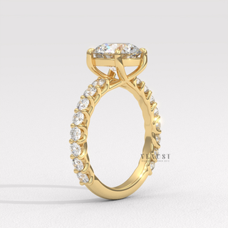 affordable pavé diamond ring
