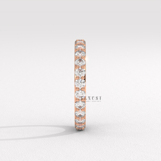 affordable round diamond eternity band