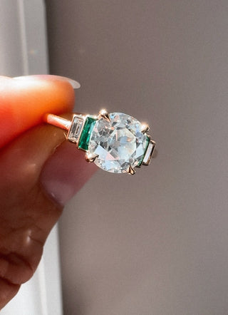 round old mine moissanite ring
2 carat moissanite engagement ring
five stone moissanite ring
old mine cut moissanite ring