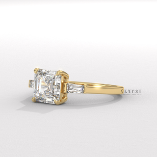 asscher diamond ring inspo