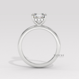 asscher prong setting ring