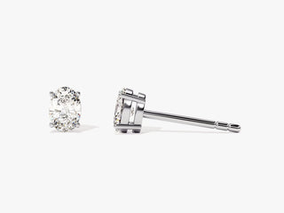 Oval Cut Stud Diamond Moissanite Earrings For Women