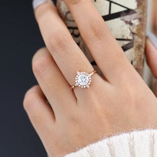 round-shaped-moissanite-halo-engagement-ring