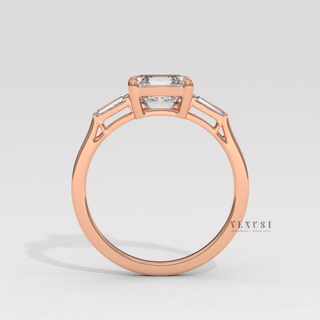 best asscher cut diamond ring USA
