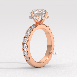 best round pave ring