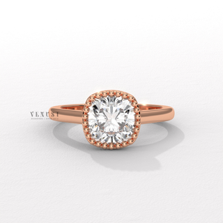 bezel engagement ring unique