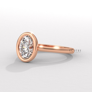 bezel oval cut ring