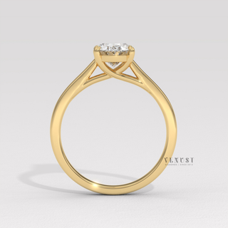 bridal ring set oval solitaire
